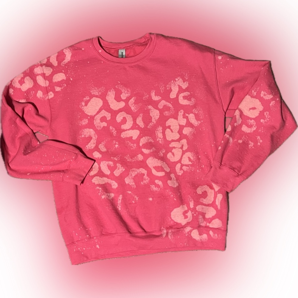 Bleached Leopard Sweatshirt - Picture 2 of 4